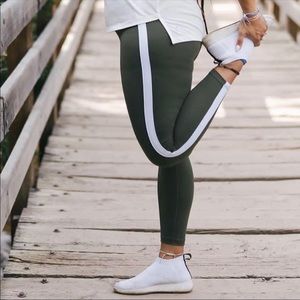 Zyia Forest Stripe Luxe Legging